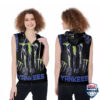 Monster Energy New York Yankees Mlb 3D Sleeveless Zip Hoodie