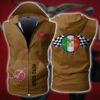 Moto Gizzi Sleeveless Vest Zip Hoodie