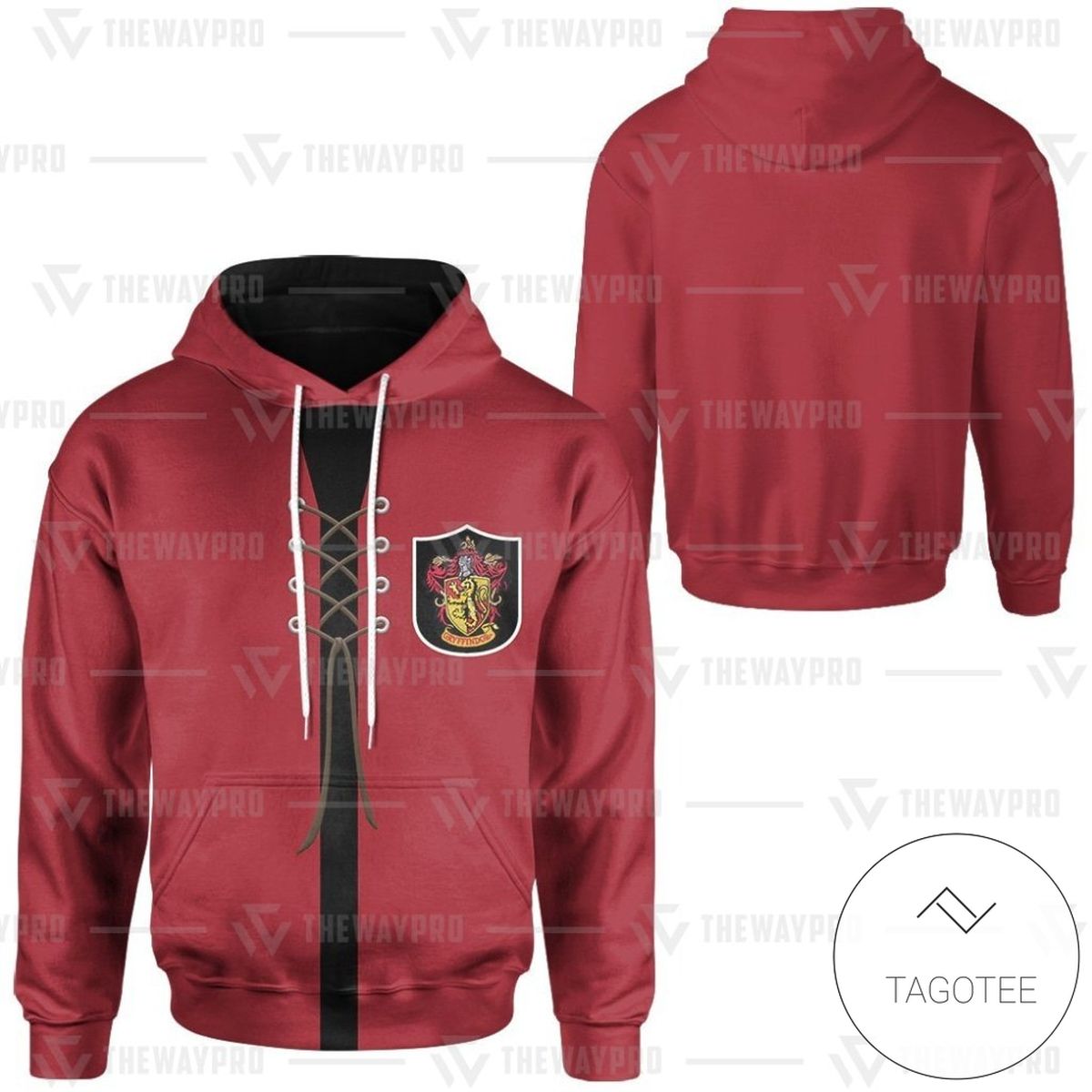 Movie Hp Quidditch Robes Red Cosplay Custom Hoodie Movie Hp Quidditch Robes Red Cosplay Custom Hoodie