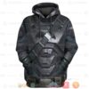 Movie Superhero Bm 3D All Over Printed Hoodie