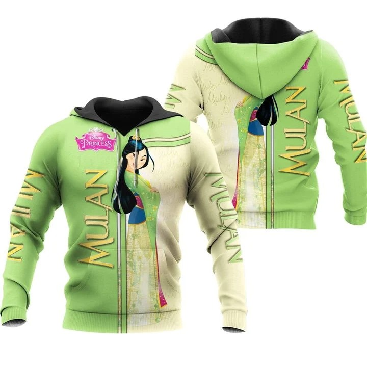 Mulan Disney Princess 3D Hoodie Mulan Disney Princess 3D Hoodie