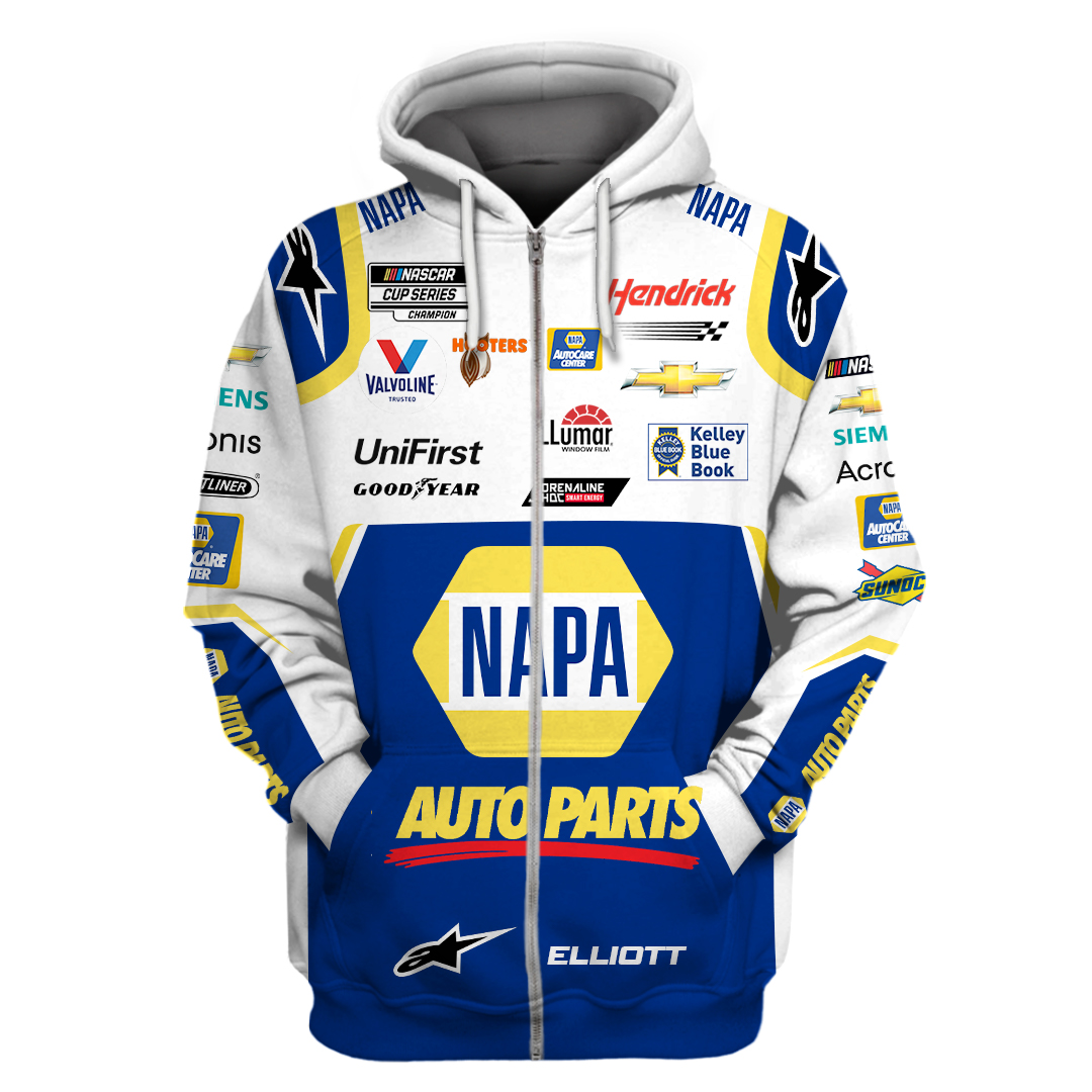 Napa Auto Parts 3D Zip Hoodie Napa Auto Parts 3D Zip Hoodie