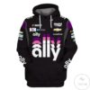 Nascar Ally Branded Unisex 3D Hoodie