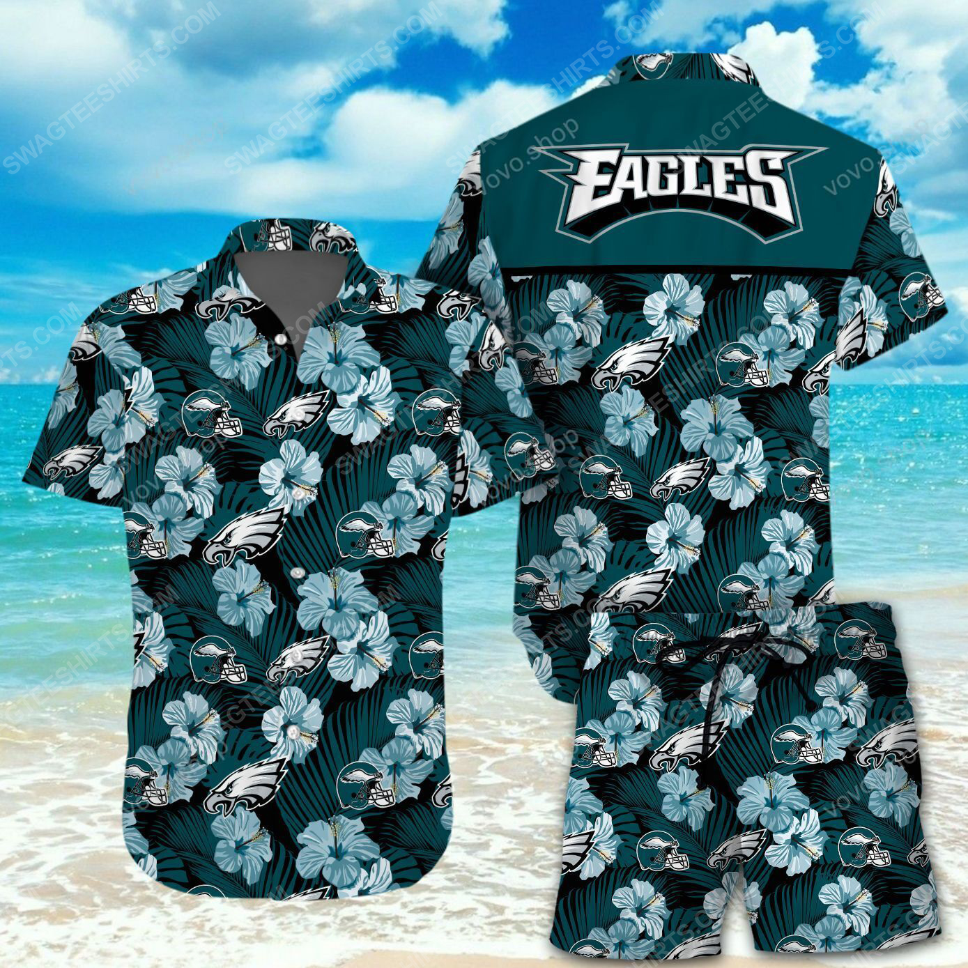 National Football League Philadelphia Eagles Printing Hawaiian Shirt National Football League Philadelphia Eagles Printing Hawaiian Shirt