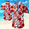 Ncaa Utah Utes Hawaiian Shirt Summer Button Up