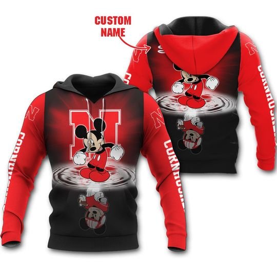Nebraska Cornhuskers Mickey Custom Name Shirt Nebraska Cornhuskers Mickey Custom Name Shirt