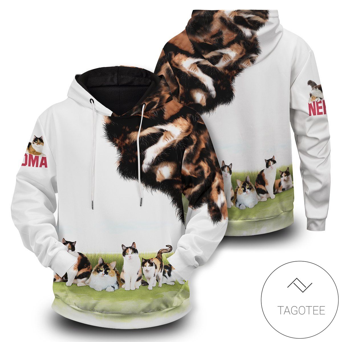 Nekoma Cat Pullover Hoodie- Tagotee Nekoma Cat Pullover Hoodie- Tagotee