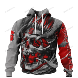 Nevada Wolf Pack Skull Personalized Custom 3D Hoodie