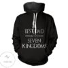 New Best Dad In The Seven Kingdoms Pullover Hoodie Tagotee