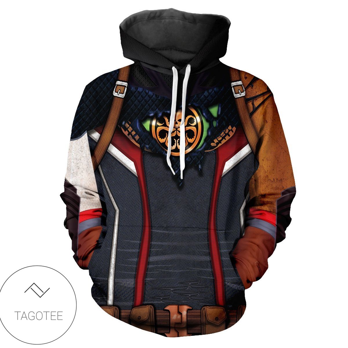 New Captain Hydra Pullover Hoodie- Tagotee New Captain Hydra Pullover Hoodie- Tagotee