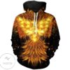New Dark Phoenix Flame Pullover Hoodie