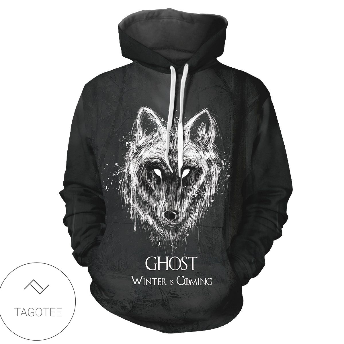 New Dire Wolf Ghost Pullover Hoodie New Dire Wolf Ghost Pullover Hoodie