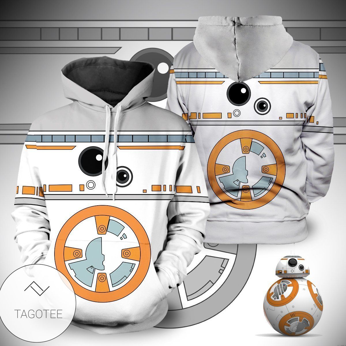 New Droid Bb8 Pullover Hoodie New Droid Bb8 Pullover Hoodie