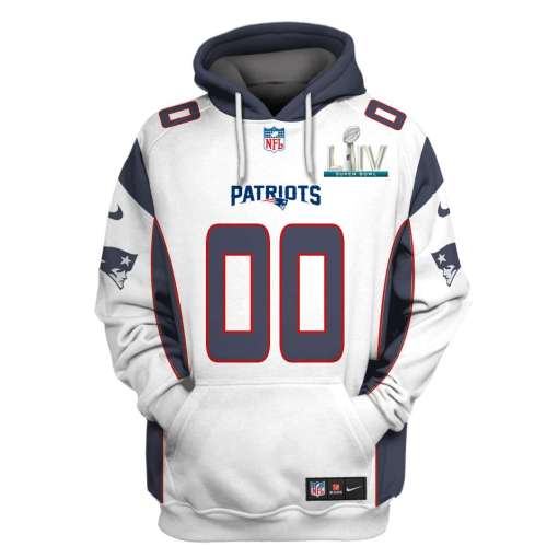 New England Patriots Custom Name Hoodie New England Patriots Custom Name Hoodie