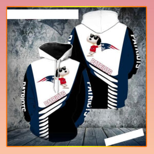 New England Patriots Snoopy 3D Hoodie