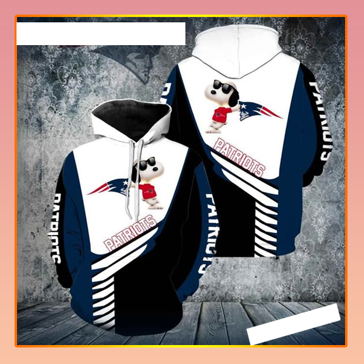 New England Patriots Snoopy 3D Hoodie New England Patriots Snoopy 3D Hoodie