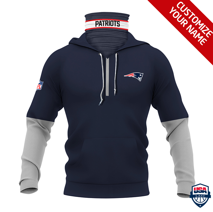 New England Patriots Ver 01 Personalized 3D Mask Hoodie New England Patriots Ver 01 Personalized 3D Mask Hoodie