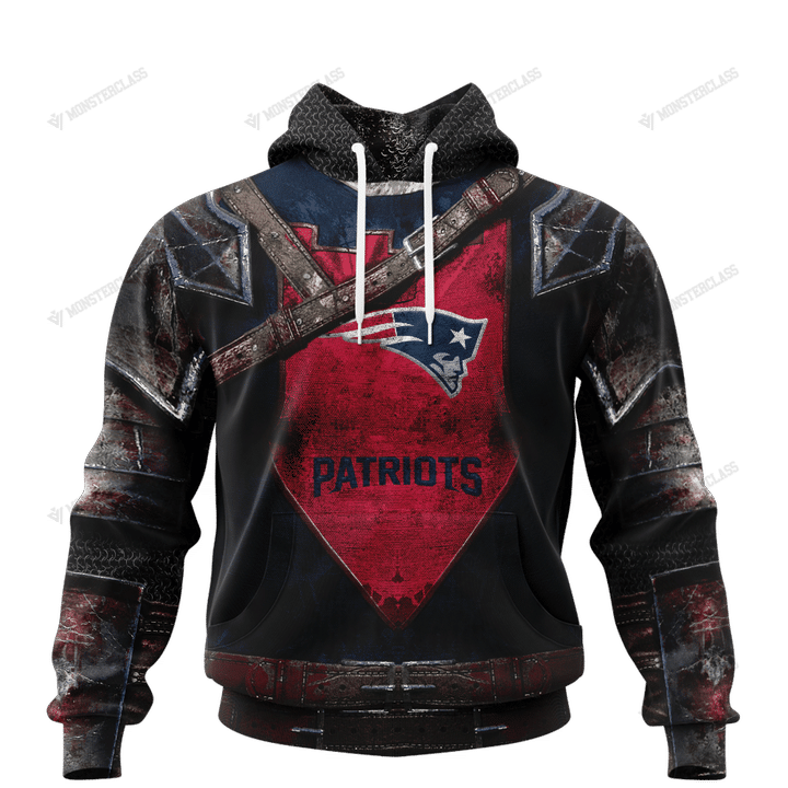 New England Patriots Warrior Customized Hoodie Jersey New England Patriots Warrior Customized Hoodie Jersey