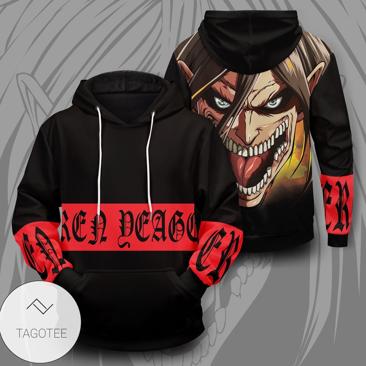 New Eren Yeager Pullover Hoodie New Eren Yeager Pullover Hoodie