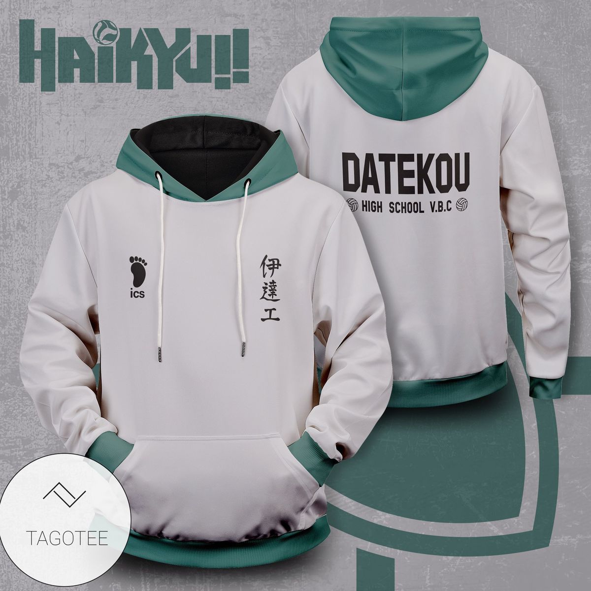 New Haikyuu Datekou Pullover Hoodie New Haikyuu Datekou Pullover Hoodie