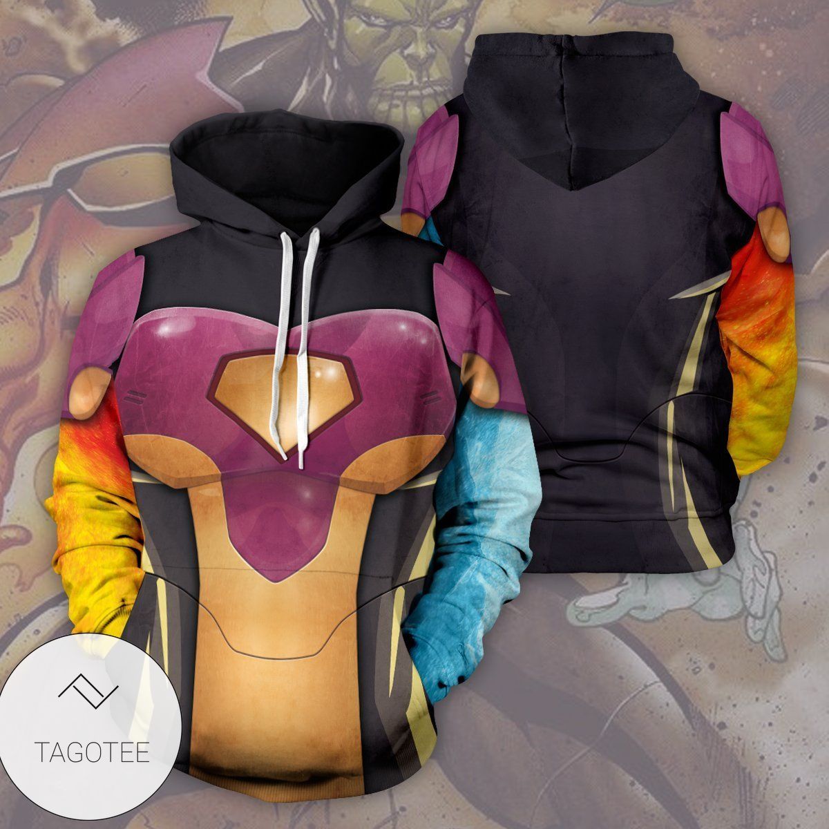 New Kree-Skrull War Pullover Hoodie- Tagotee New Kree-Skrull War Pullover Hoodie- Tagotee