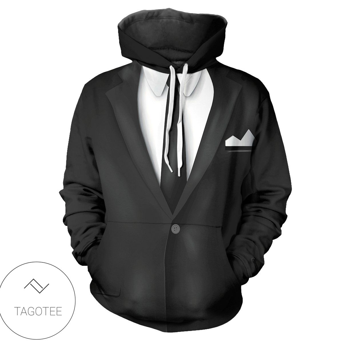 New Men In Black Suit Pullover Hoodie New Men In Black Suit Pullover Hoodie