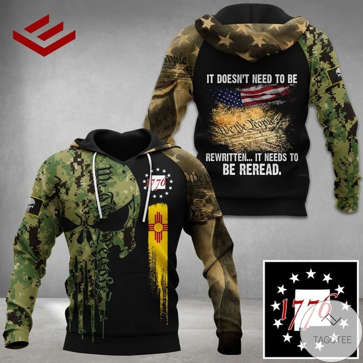 New Mexico Patriots 1776 It Doesn’T Need To Be Rewritten It Needs To Be Reread Hoodie New Mexico Patriots 1776 It Doesn’T Need To Be Rewritten It Needs To Be Reread Hoodie