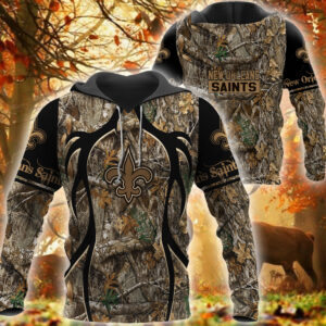 New Orleans Saints Nfl Camo 3D Shirt