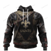 New Orleans Saints Warrior Customized Hoodie Jersey
