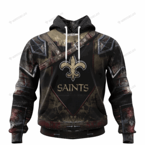 New Orleans Saints Warrior Customized Hoodie Jersey