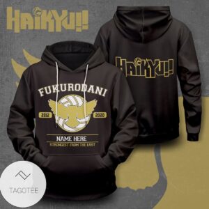 New Personalized Fukurodani Strongest From The East Pullover Hoodie- Tagotee