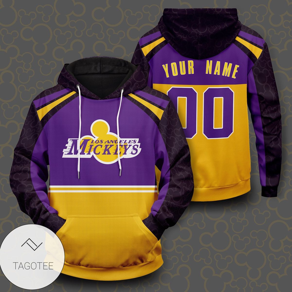 New Personalized Los Angeles Mickeys Pullover Hoodie New Personalized Los Angeles Mickeys Pullover Hoodie