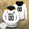 New Personalized Msby Black Jackals Libero Pullover Hoodie Tagotee