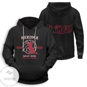New Personalized Nekoma Constantly Flowing Pullover Hoodie Tagotee
