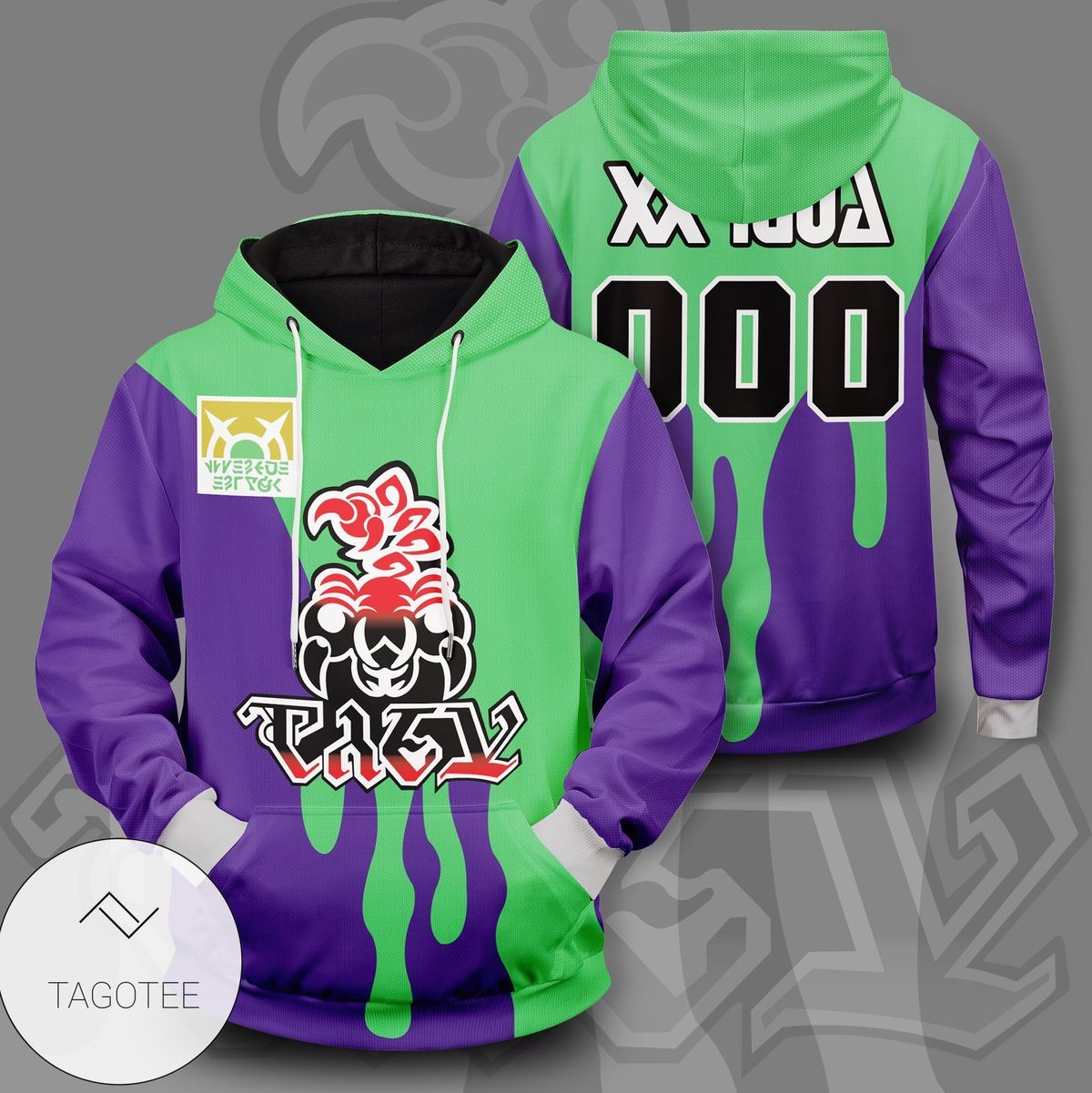 New Personalized Poke Poison Uniform Pullover Hoodie Tagotee New Personalized Poke Poison Uniform Pullover Hoodie Tagotee
