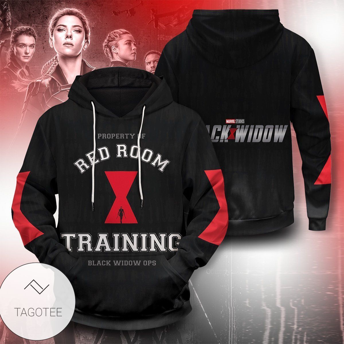 New Red Room Training Pullover Hoodie New Red Room Training Pullover Hoodie
