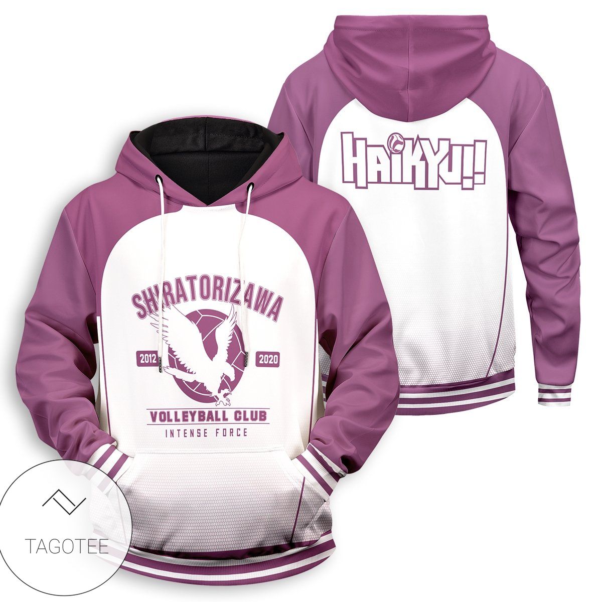 New Shiratorizawa Intense Force Pullover Hoodie New Shiratorizawa Intense Force Pullover Hoodie