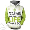 New Sims Life Pullover Hoodie
