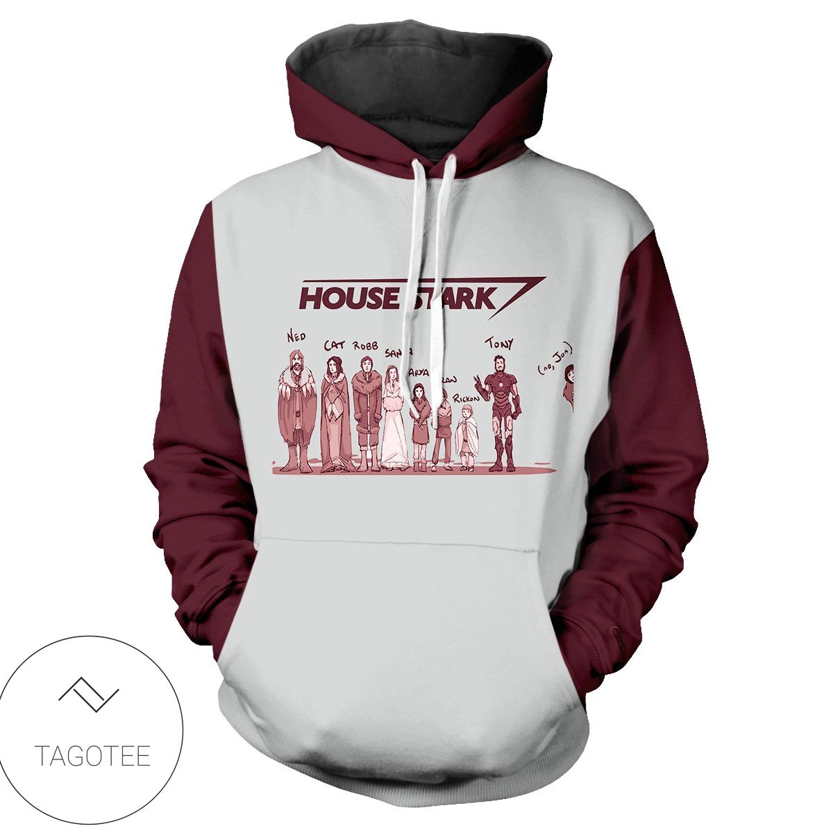 New Stark Family Members Pullover Hoodie Tagotee New Stark Family Members Pullover Hoodie Tagotee