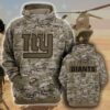 New York Giants Camo Camouflage Style Veterans Hoodie
