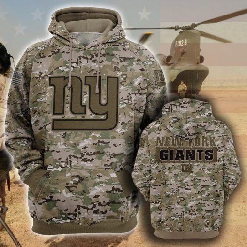 New York Giants Camo Camouflage Style Veterans Hoodie New York Giants Camo Camouflage Style Veterans Hoodie