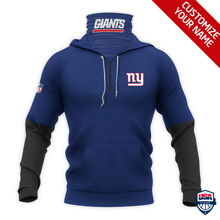 New York Giants Ver 01 Personalized 3D Mask Hoodie New York Giants Ver 01 Personalized 3D Mask Hoodie