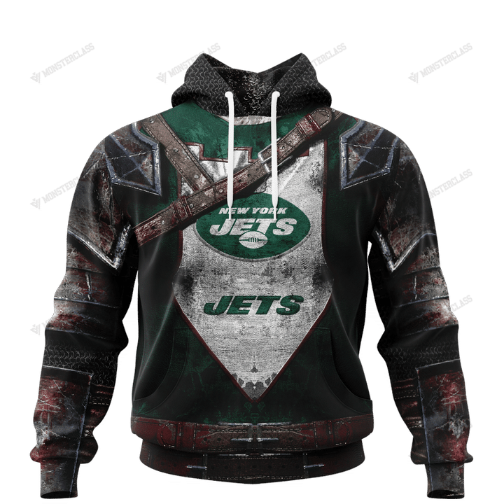 New York Jets Warrior Customized Hoodie Jersey New York Jets Warrior Customized Hoodie Jersey