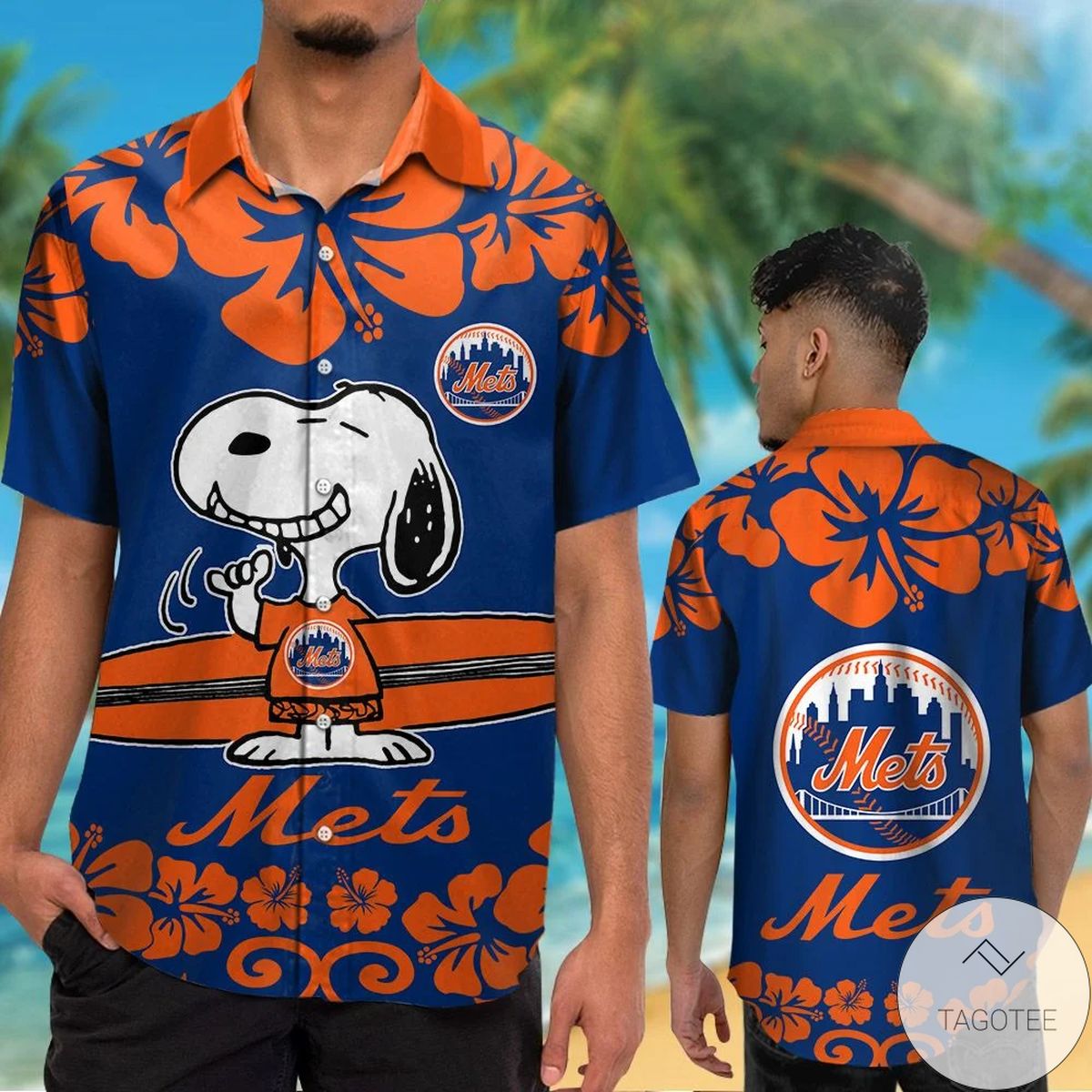 New York Mets Snoopy Hawaiian Shirt New York Mets Snoopy Hawaiian Shirt