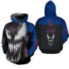 New York Mets Venom 3D Hoodie