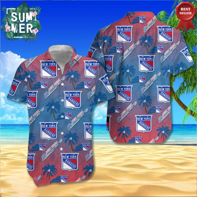 New York Rangers Hawaiian Shirt New York Rangers Hawaiian Shirt