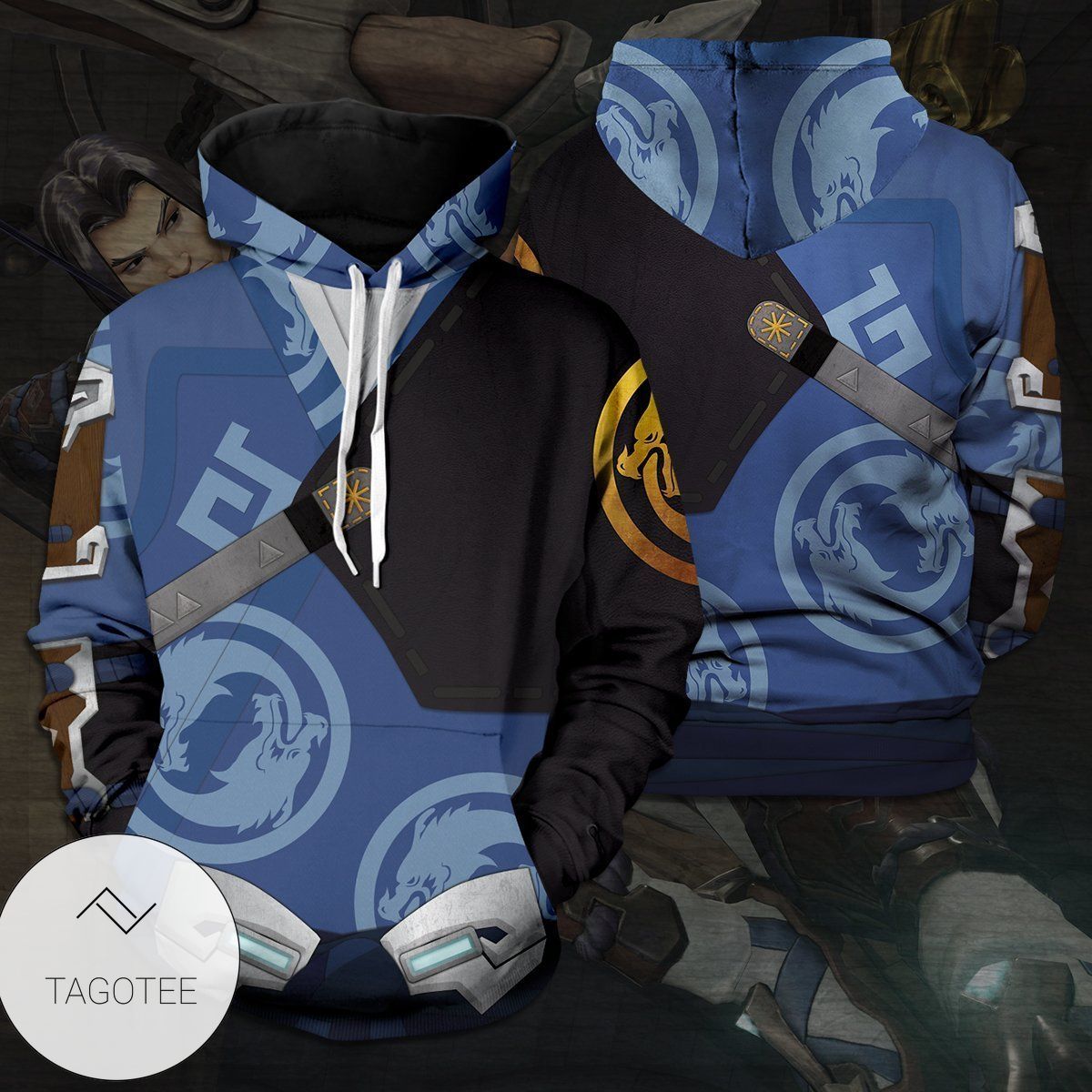 New Young Master Hanzo V2 Pullover Hoodie Tagotee New Young Master Hanzo V2 Pullover Hoodie Tagotee