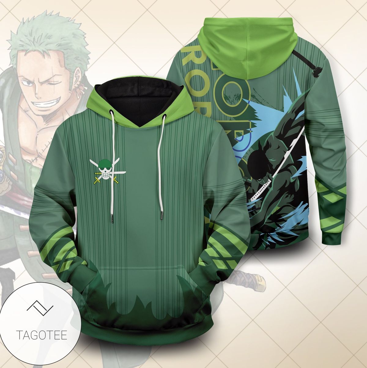 New Zoro Pullover Hoodie New Zoro Pullover Hoodie
