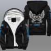 Nfl Detroit Lions Wings Skull Fleece Hoodie
