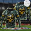 Nfl Green Bay Packers 3D Hoodie Skull Lover